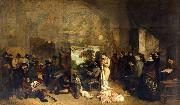 Gustave Courbet The Artists Studio Spain oil painting artist